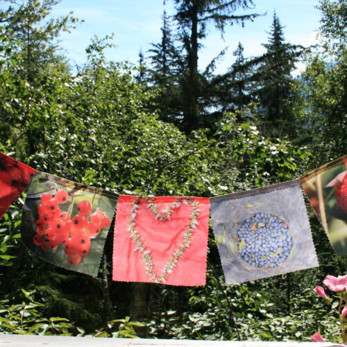 Berry Love Prayer Flags