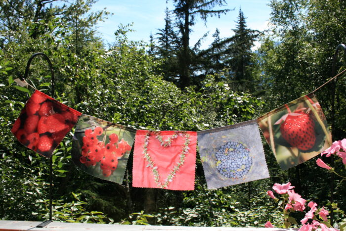 Berry Love Prayer Flags