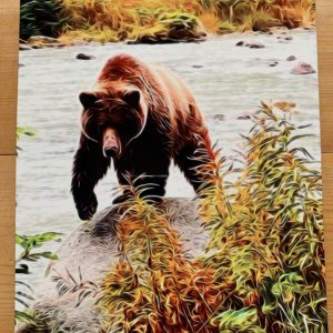 Stand Strong, Bear- Metal Print~SOLD OUT