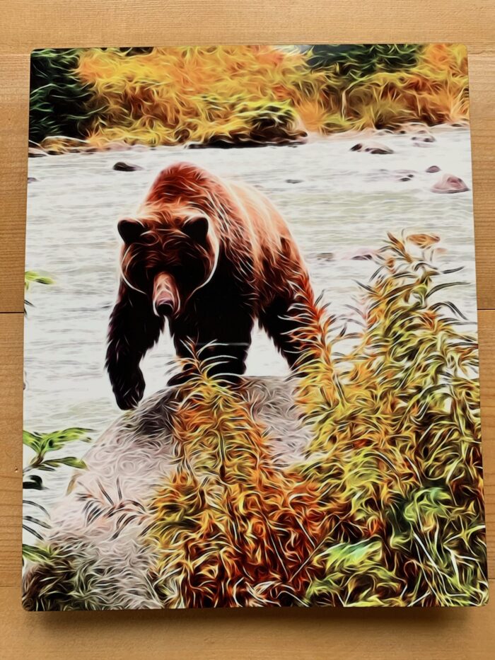 Stand Strong, Bear- Metal Print~SOLD OUT