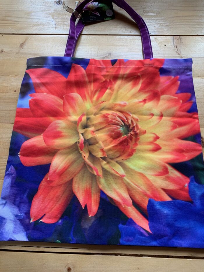 Canvas Shopping Bag- Dahlia