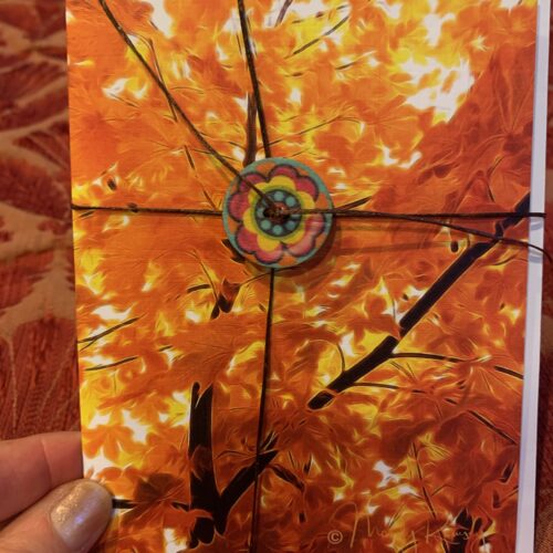 Fall Glow- Blank Card