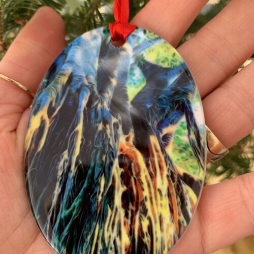 Banyan Tree Ceramic Ornament