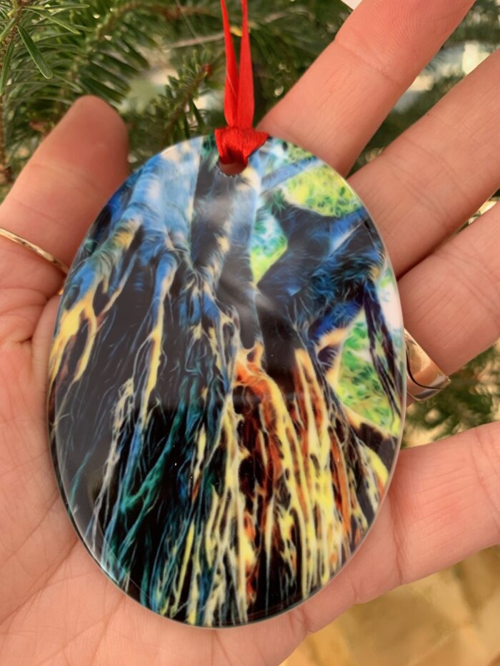 Banyan Tree Ceramic Ornament