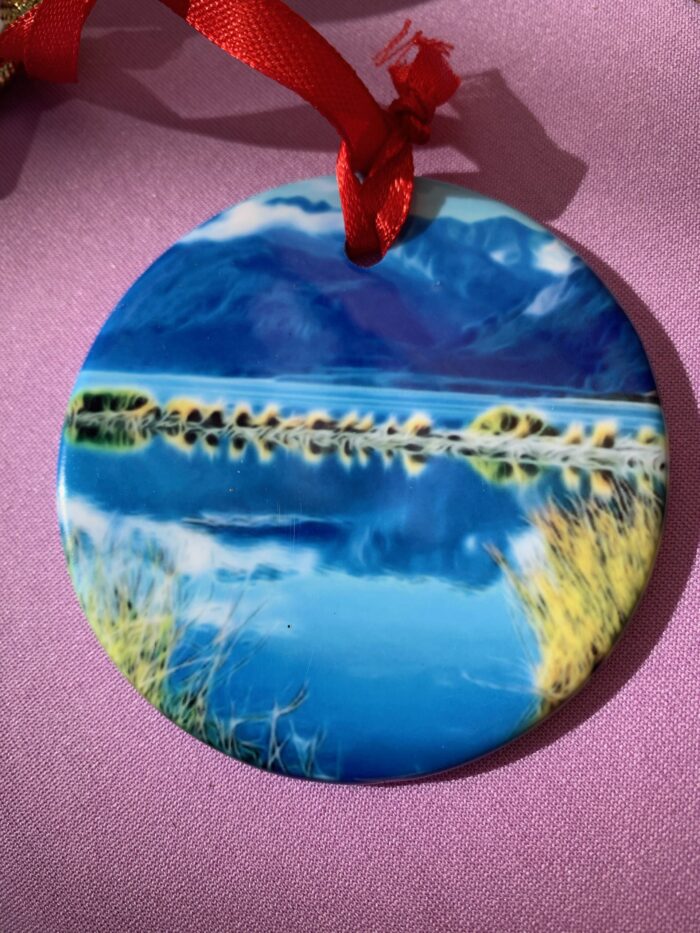 Take Time to Reflect Ceramic Ornament