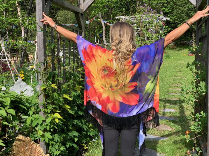 Chiffon Kimono w/Fringe