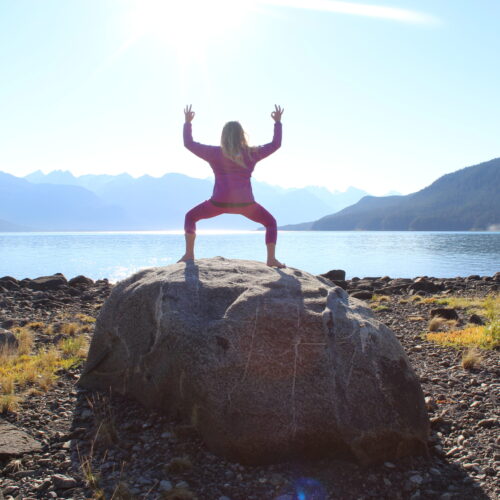 Yoga w/Mandy, Haines, Alaska ~ 10/12/20~ Tejas Shines Bright