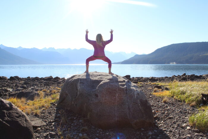 Yoga w/Mandy, Haines, Alaska ~ 10/12/20~ Tejas Shines Bright
