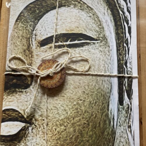 Peek-a-Boo Buddha~ Blank Card