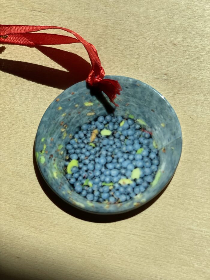 Blueberry Ceramic Ornament-SOLD OUT