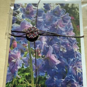 Blank Card~ Delphinium Magic~SOLD OUT