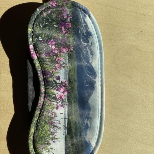 Satin Eye Mask w/ Straps~ Fireweed Landscape