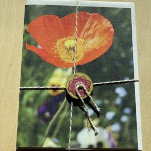 Blank Card~ Poppy Friends in the Garden~SOLD OUT