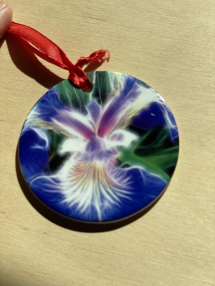 Wild Iris Ceramic Ornament- SOLD OUT!